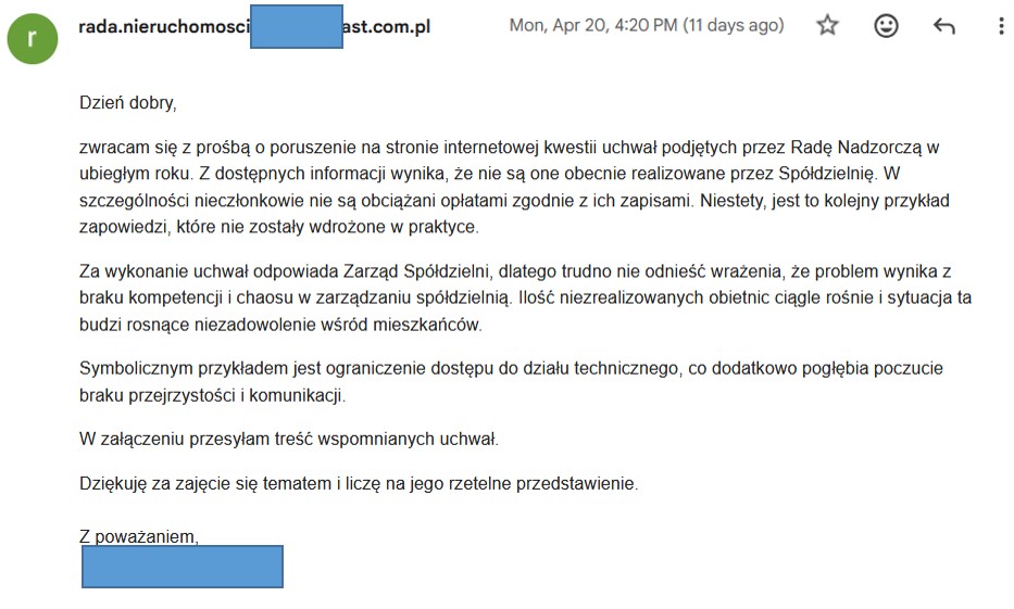wiadomośćan