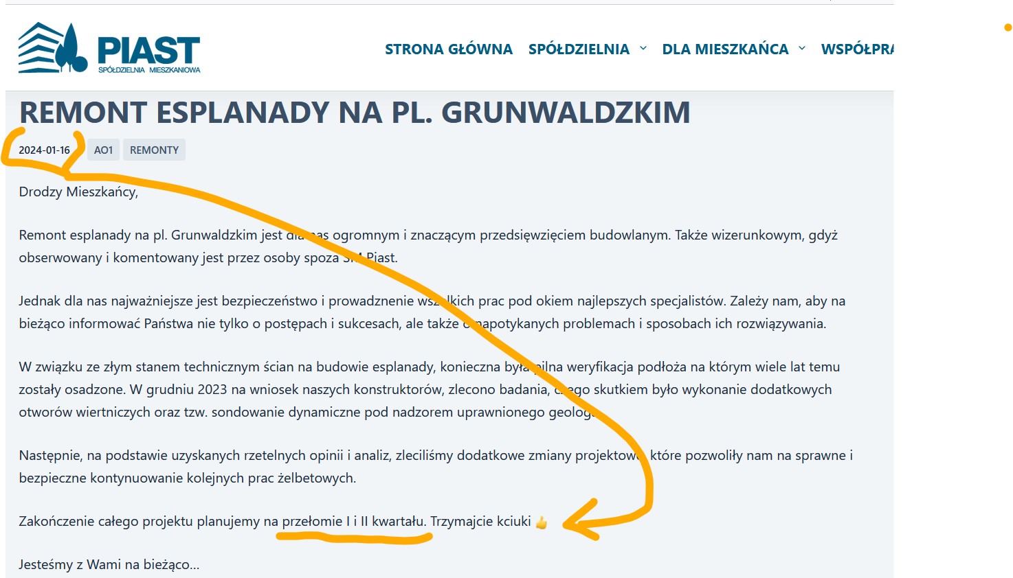 #24 Trzymajcie kciuki... (za esplanadę) Jesteśmy z Wami na bieżąco... 😜 esplanada1
