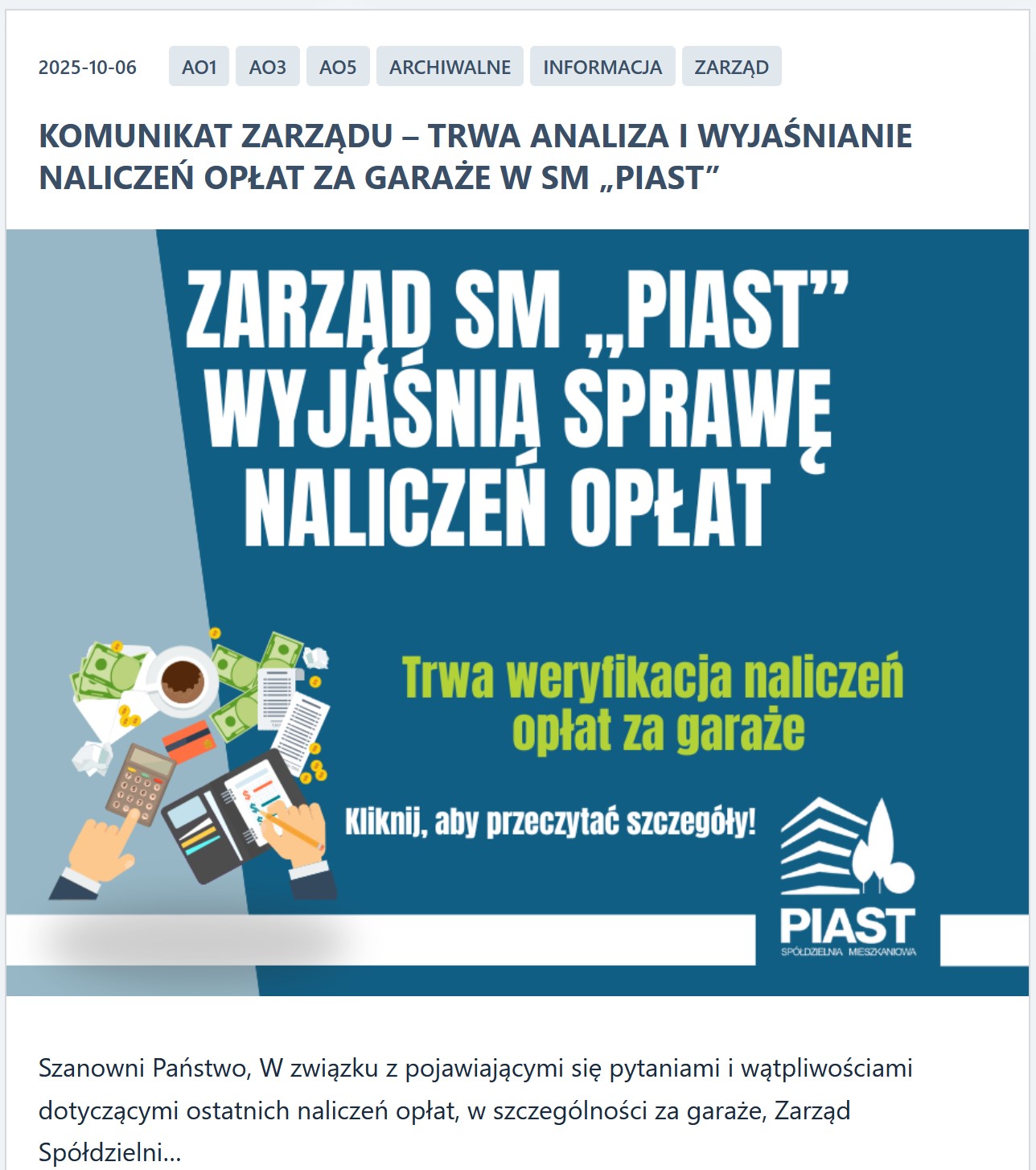 #KOC 3, czyli Komiczne Obiecanki Cacanki garaże oplat sm